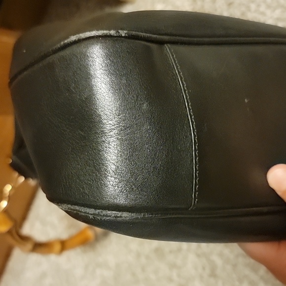 Authentic GUCCI Leather Bamboo Bag - Picture 8 of 9